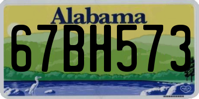 AL license plate 67BH573