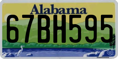 AL license plate 67BH595