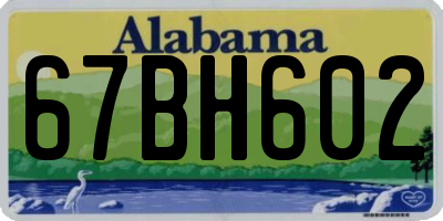 AL license plate 67BH602