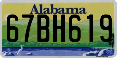 AL license plate 67BH619