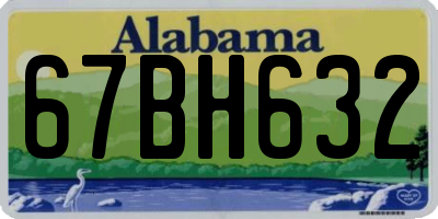 AL license plate 67BH632