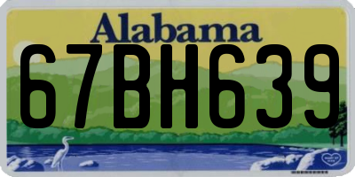 AL license plate 67BH639