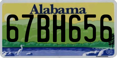 AL license plate 67BH656