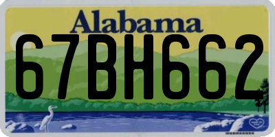 AL license plate 67BH662