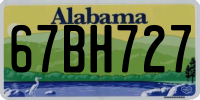 AL license plate 67BH727