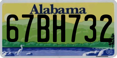 AL license plate 67BH732