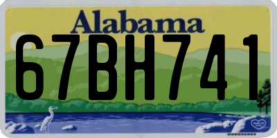 AL license plate 67BH741