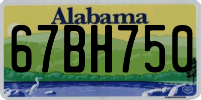 AL license plate 67BH750
