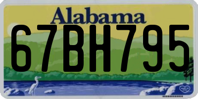 AL license plate 67BH795