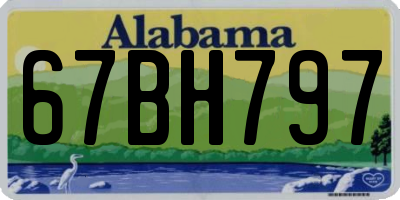 AL license plate 67BH797