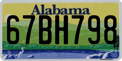 AL license plate 67BH798