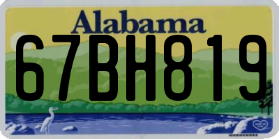 AL license plate 67BH819