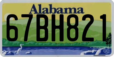 AL license plate 67BH821