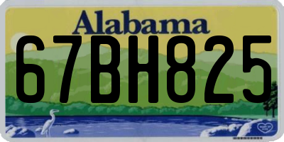 AL license plate 67BH825