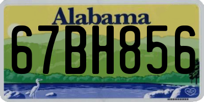 AL license plate 67BH856