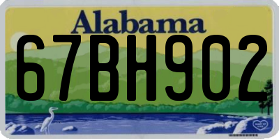 AL license plate 67BH902