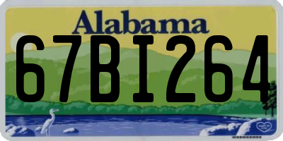 AL license plate 67BI264
