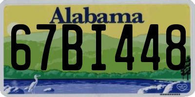 AL license plate 67BI448