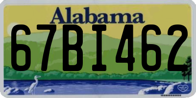 AL license plate 67BI462