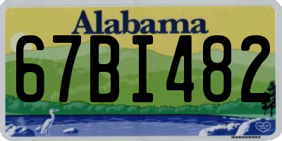AL license plate 67BI482
