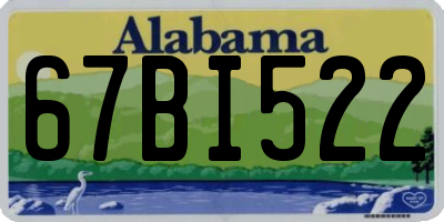 AL license plate 67BI522