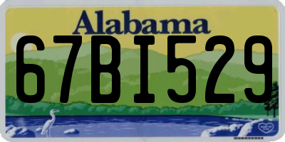 AL license plate 67BI529