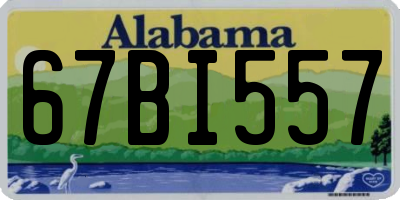AL license plate 67BI557