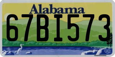 AL license plate 67BI573