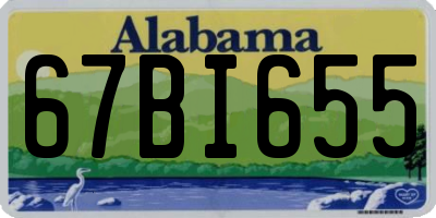 AL license plate 67BI655