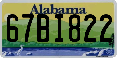 AL license plate 67BI822