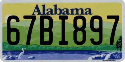 AL license plate 67BI897