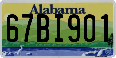 AL license plate 67BI901