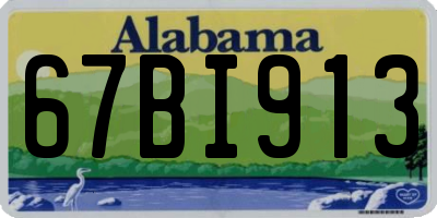 AL license plate 67BI913