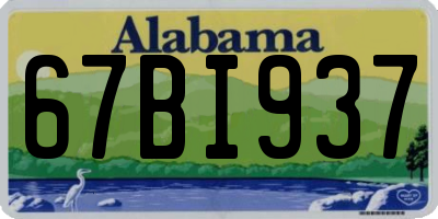 AL license plate 67BI937