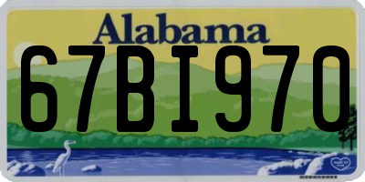 AL license plate 67BI970