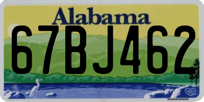 AL license plate 67BJ462