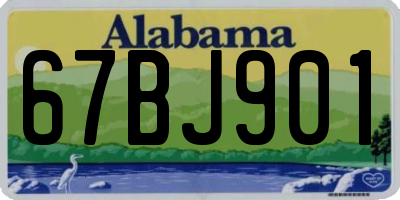 AL license plate 67BJ901