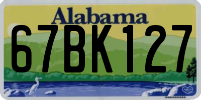 AL license plate 67BK127