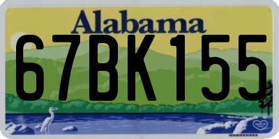 AL license plate 67BK155