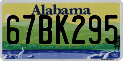 AL license plate 67BK295