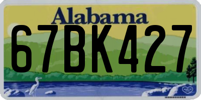 AL license plate 67BK427