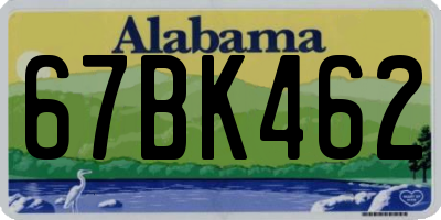 AL license plate 67BK462