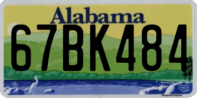 AL license plate 67BK484