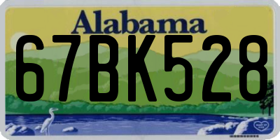 AL license plate 67BK528