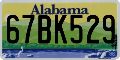 AL license plate 67BK529
