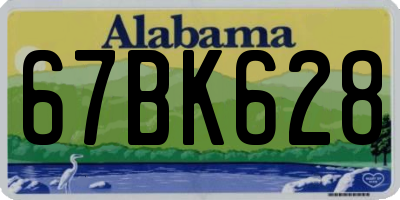 AL license plate 67BK628