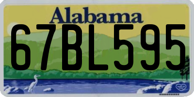 AL license plate 67BL595