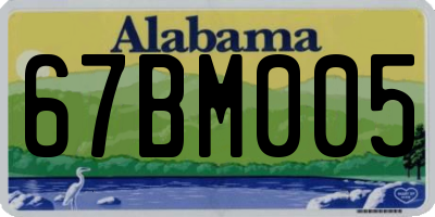AL license plate 67BM005