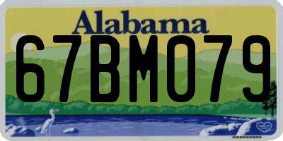 AL license plate 67BM079