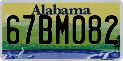 AL license plate 67BM082
